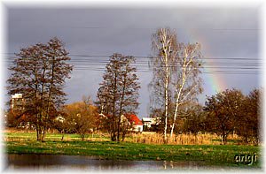 Regenbogen &uuml;ber dem Drewitzer Luch