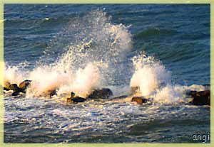 Aprilbrandung auf R&uuml;gen