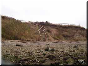 Treppe am Ufer in Altreddewitz