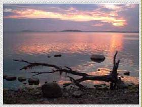 Abendstimmung wie am Siriusufer