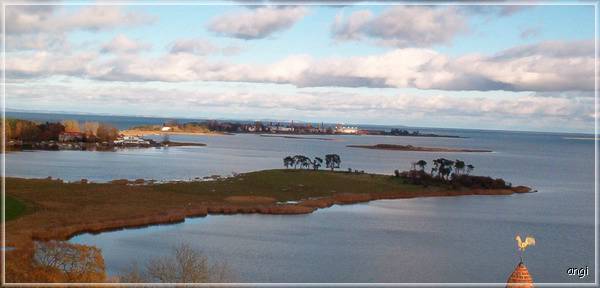 Weitsicht vom Gristower Kirchturm