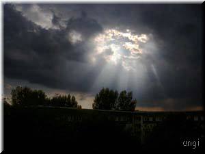 Ank&uuml;ndigung des Sturmes