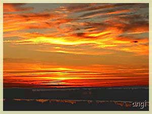 Sonnenuntergang am Jasmunder Bodden
